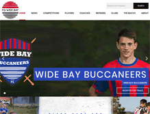 Tablet Screenshot of footballwidebay.com.au